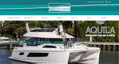 Desktop Screenshot of nzboatsales.com